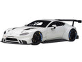 2018 Aston Martin Vantage GTE Le Mans PRO White with Carbon Accents 1/18 Model Car by Autoart