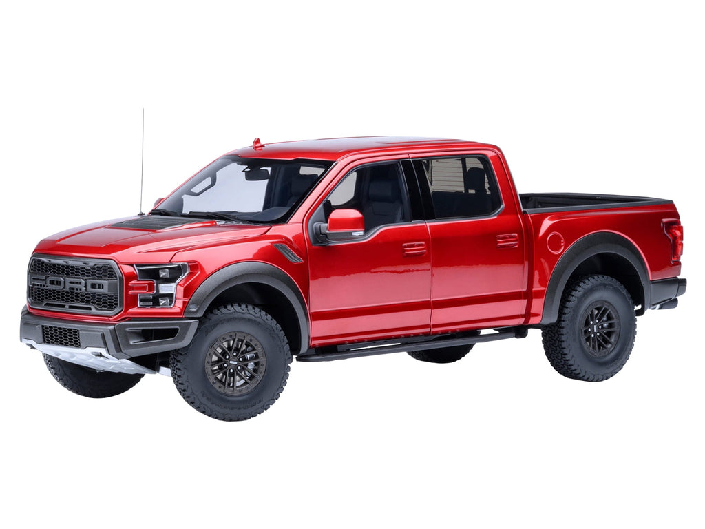 2019 Ford F-150 Raptor Pickup Truck Ruby Red Metallic 1/18 Model Car by Autoart