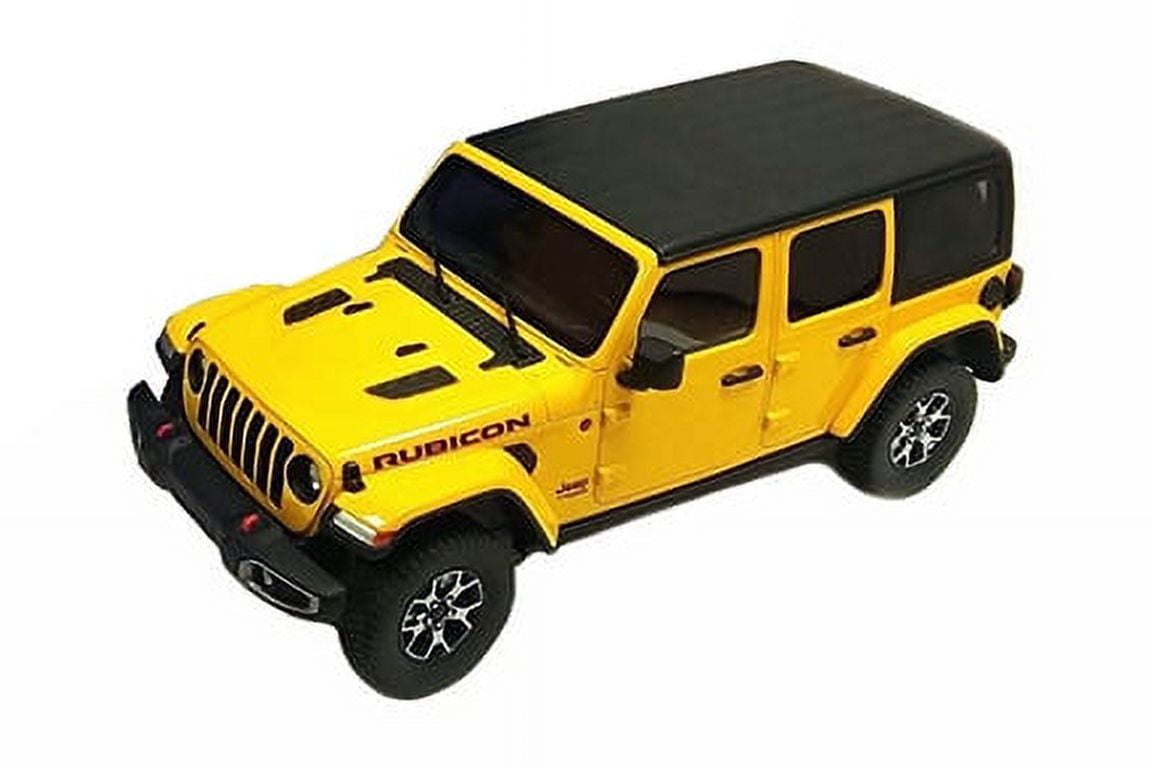 2019 Jeep Wrangler Rubicon, Yellow - GT Spirit US026 - 1/18 scale Resin Model Toy Car