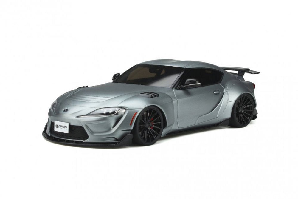 2019 Toyota Supra GR, Phantom Matte Gray - GT Spirit GT343 - 1/18 scale Resin Model Toy Car
