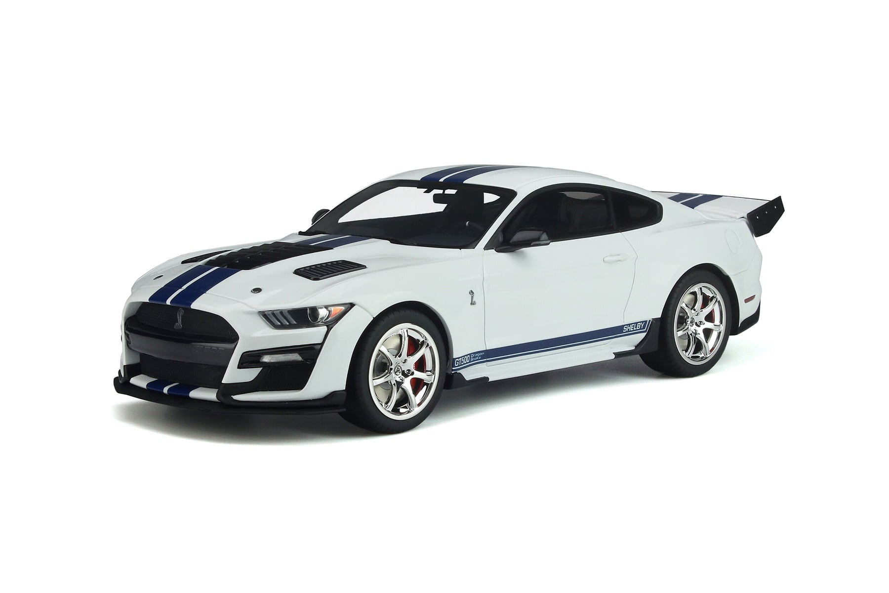2020 Ford Mustang Shelby GT500 Dragon Snake, Oxford White - GT Spirit GT306 - 1/18 scale Resin Model Toy Car