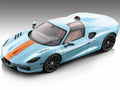 2021 Touring Superleggera Arese RH95 Light Blue w/Orange Stripes "Gulf Livery" Ltd Ed to 65 pieces 1/18 Model Car by Tecnomodel