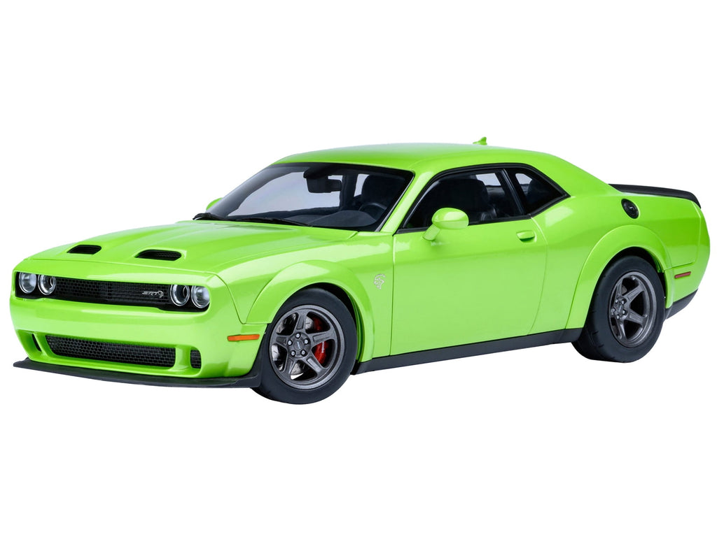 2023 Dodge Challenger SRT Super Stock Sublime Green 1/18 Model Car by Autoart
