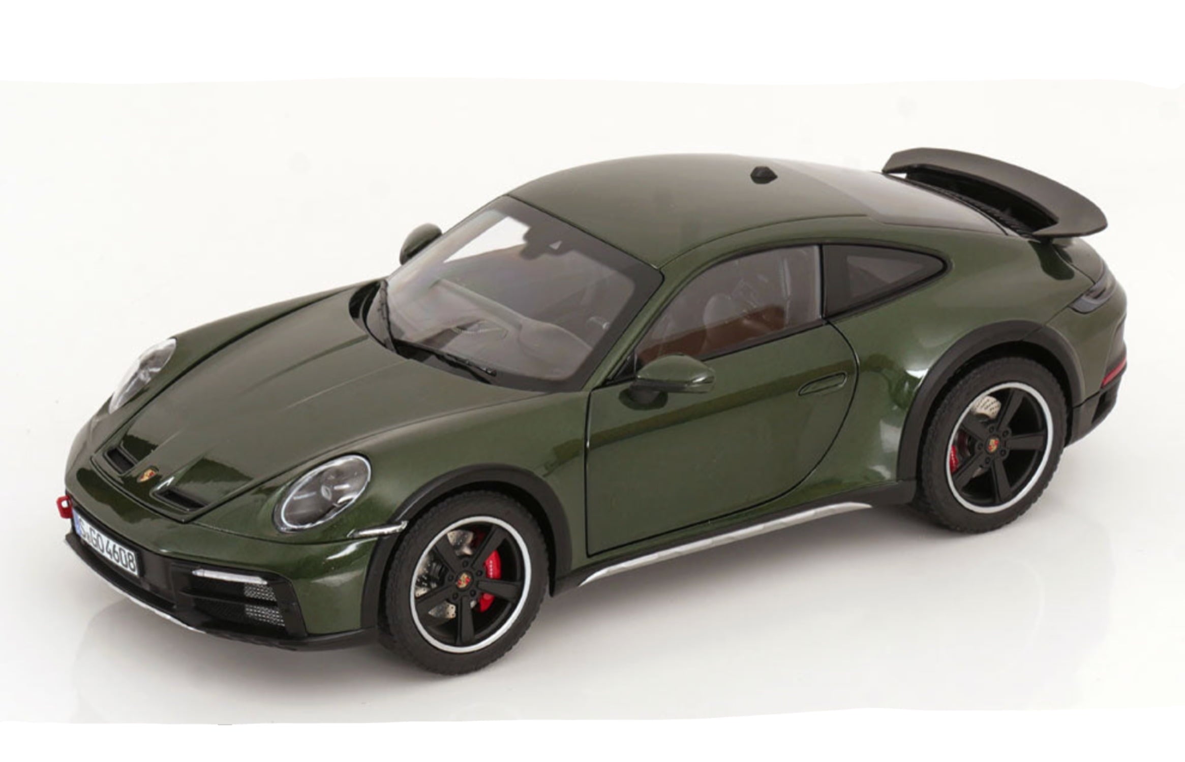 2023 Porsche 911 Dakar Oakgreen Metallic 1/18 Diecast Model Car by Norev