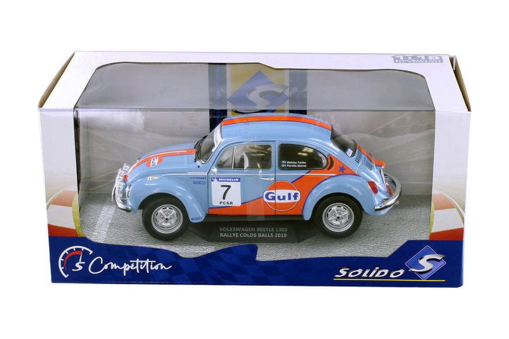 2019 Volkswagen Beetle 1303, #7 Mathias Fahlke - Solido S1800517 - 1/18 scale Diecast Car