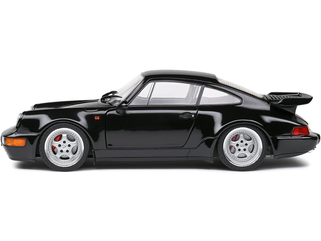 Solido 1993 Porsche 964 Turbo Collectible Miniature Car, 1:18, Black
