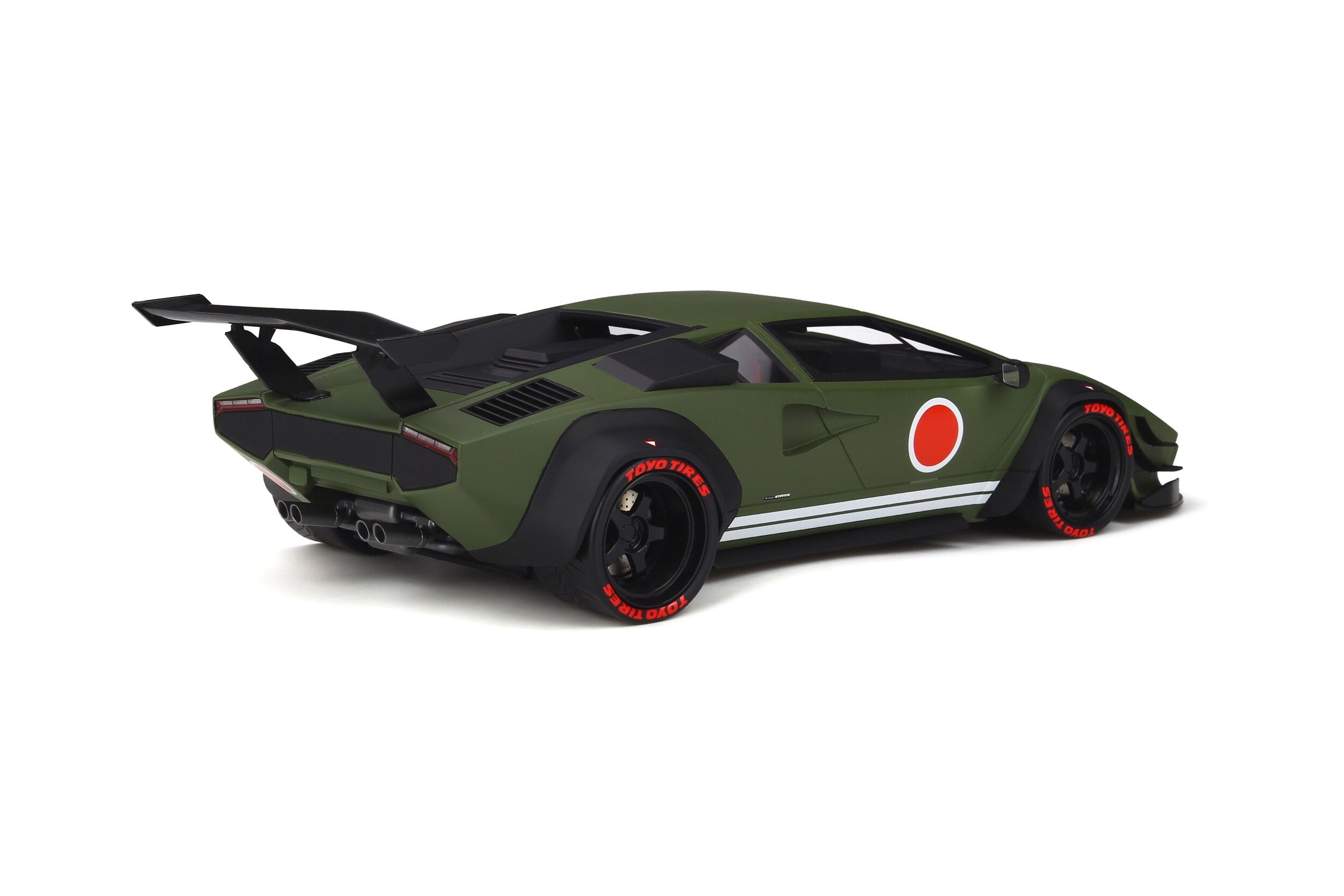Lamborghini Khyzyl Saleem Huratach Hardtop, Matte Green - GT Spirit GT809 - 1/18 scale Resin Model Toy Car