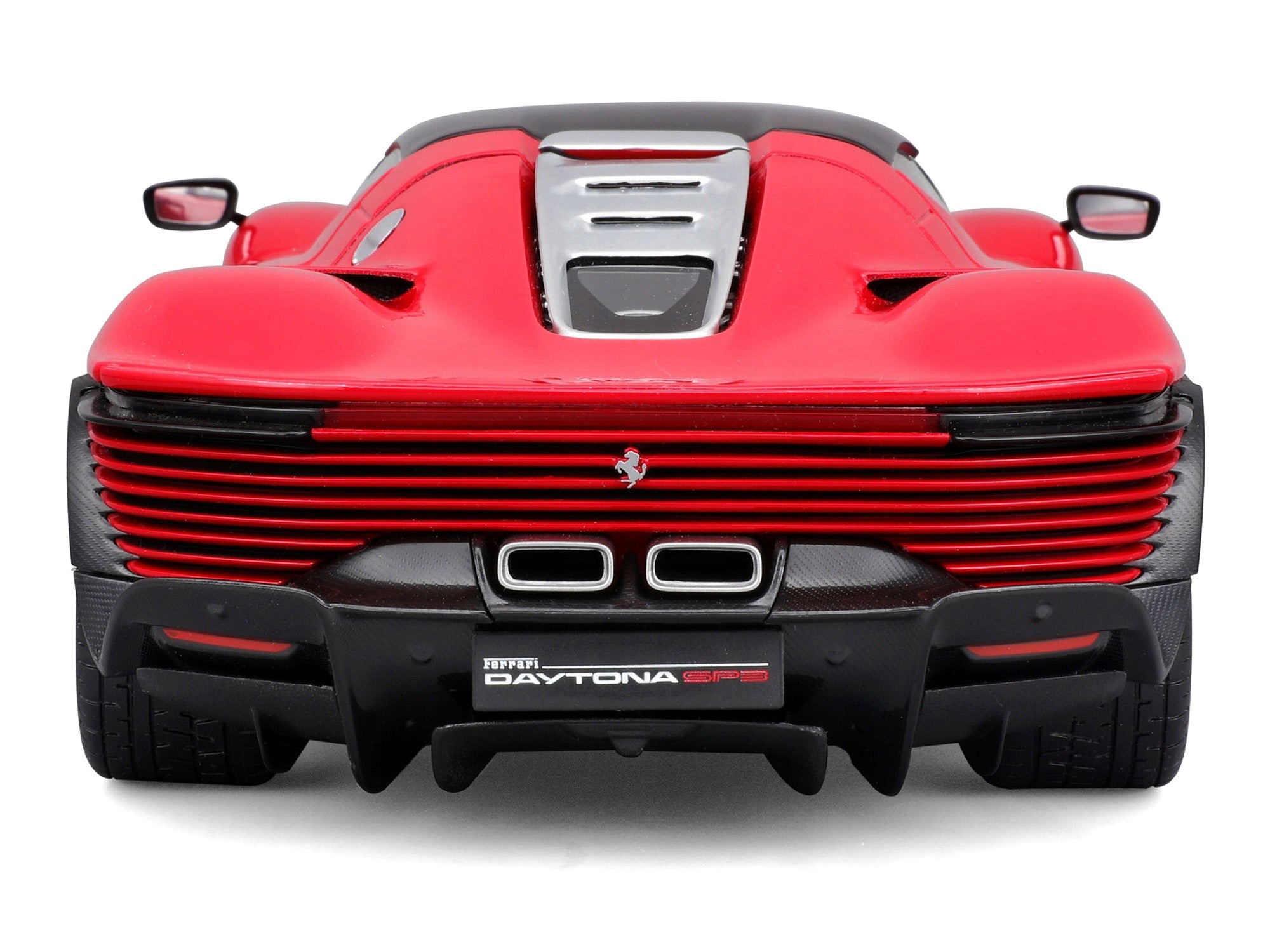 Ferrari Daytona SP3 Red with Black Top "Signature Series" 1/18 Diecast Model Car by Bburago