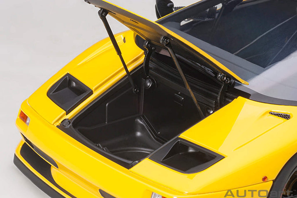 Lamborghini Diablo SV-R Superfly Yellow 1/18 Model Car by Autoart
