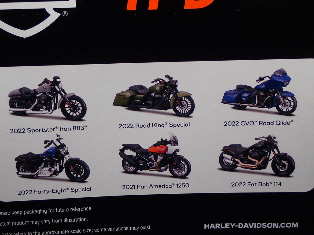 2022 SPORTSTER IRON 883 HARLEY DAVIDSON MOTORCYCLE MAISTO SERIES 43 1/18 MODEL