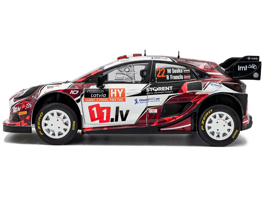 SOLIDO 1/18 - FORD Puma Rally1 Hybrid - Rallye Latvia 2024