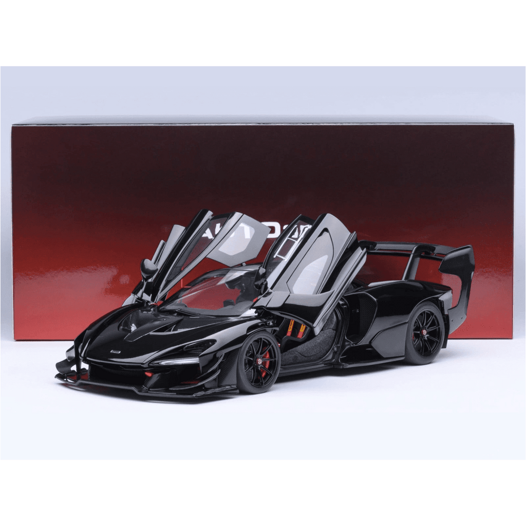 McLaren Senna GTR Onyx Black 1/18 Model Car by Autoart