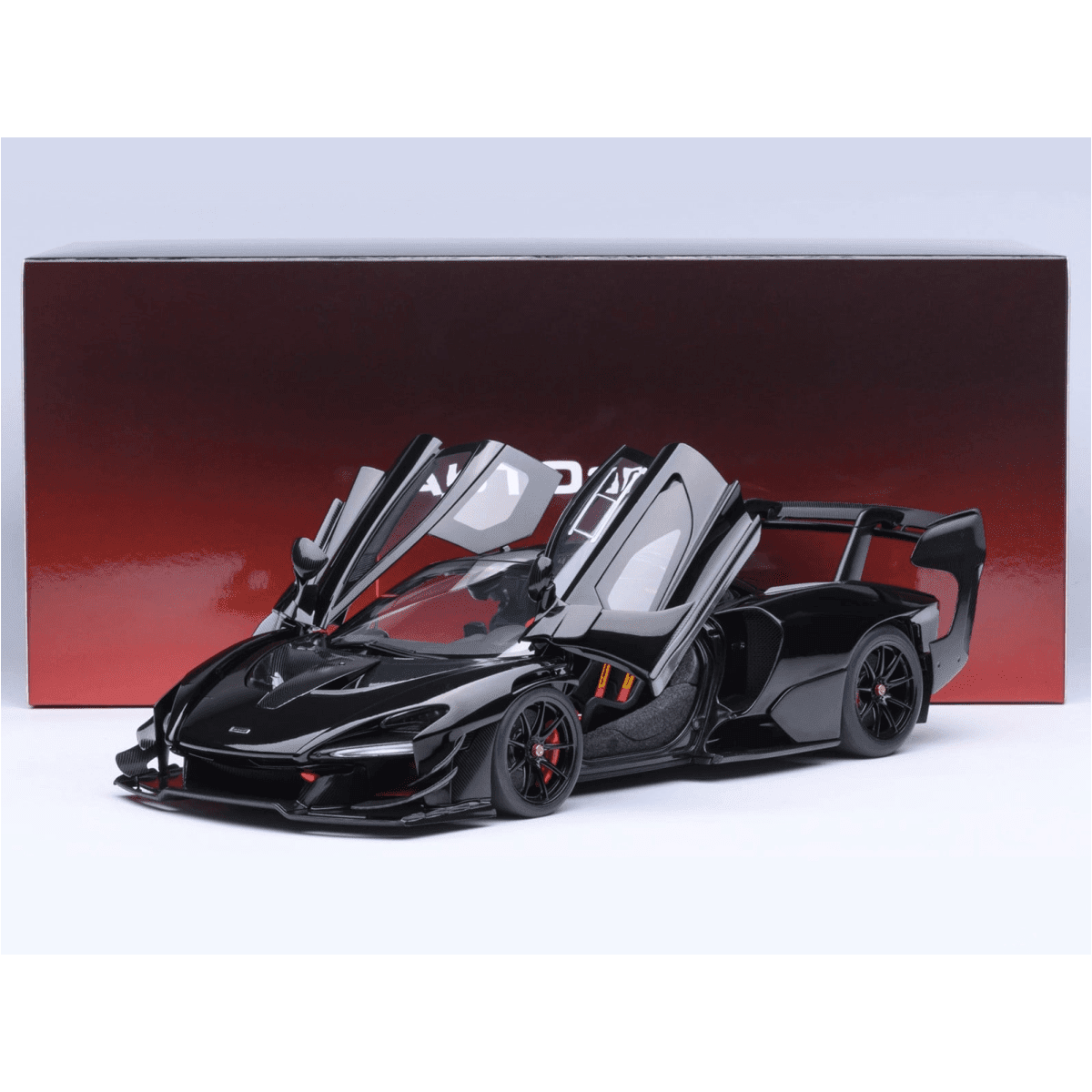 McLaren Senna GTR Onyx Black 1/18 Model Car by Autoart
