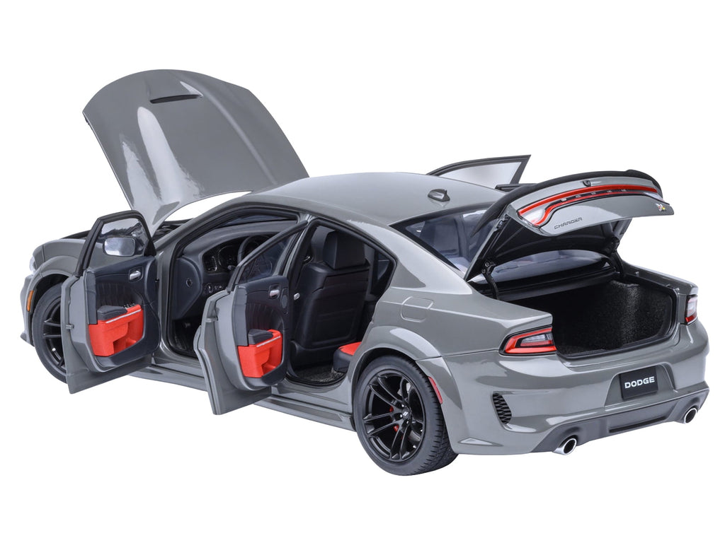 Dodge Charger Scat Pack Widebody Destroyer Gray 1/18 Car Model by Autoart