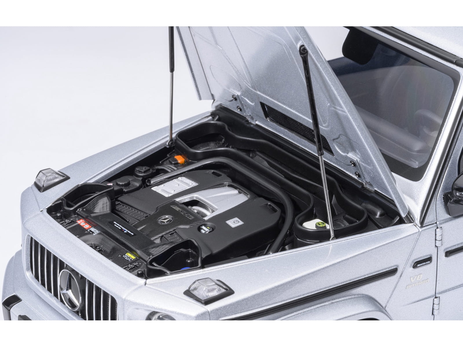 2019 Mercedes-Benz AMG G63 Iridium Silver Metallic 1/18 Model Car by Autoart