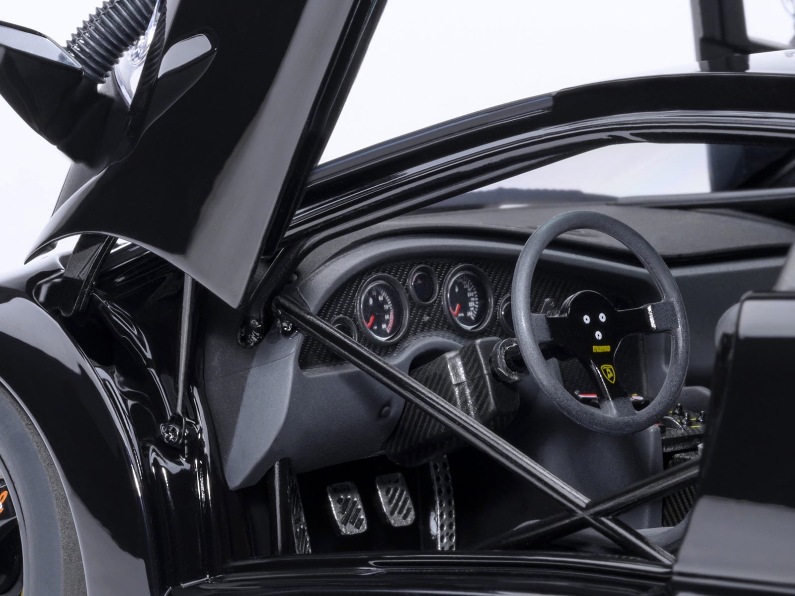 Lamborghini Diablo GTR Deep Black 1/18 Diecast Model Car by Autoart