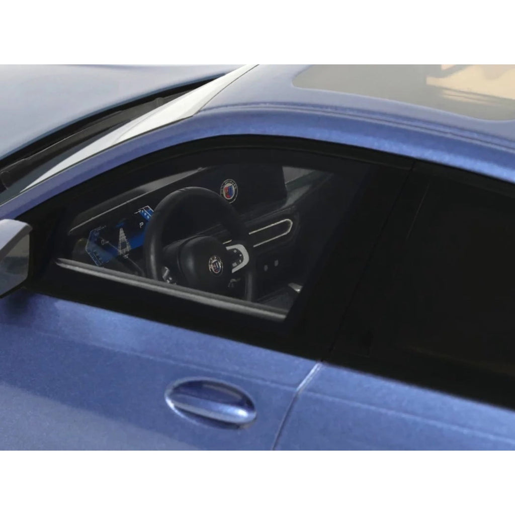2024 BMW Alpina B3 GT Saloon Blue Metallic 1/18 Model Car by GT Spirit