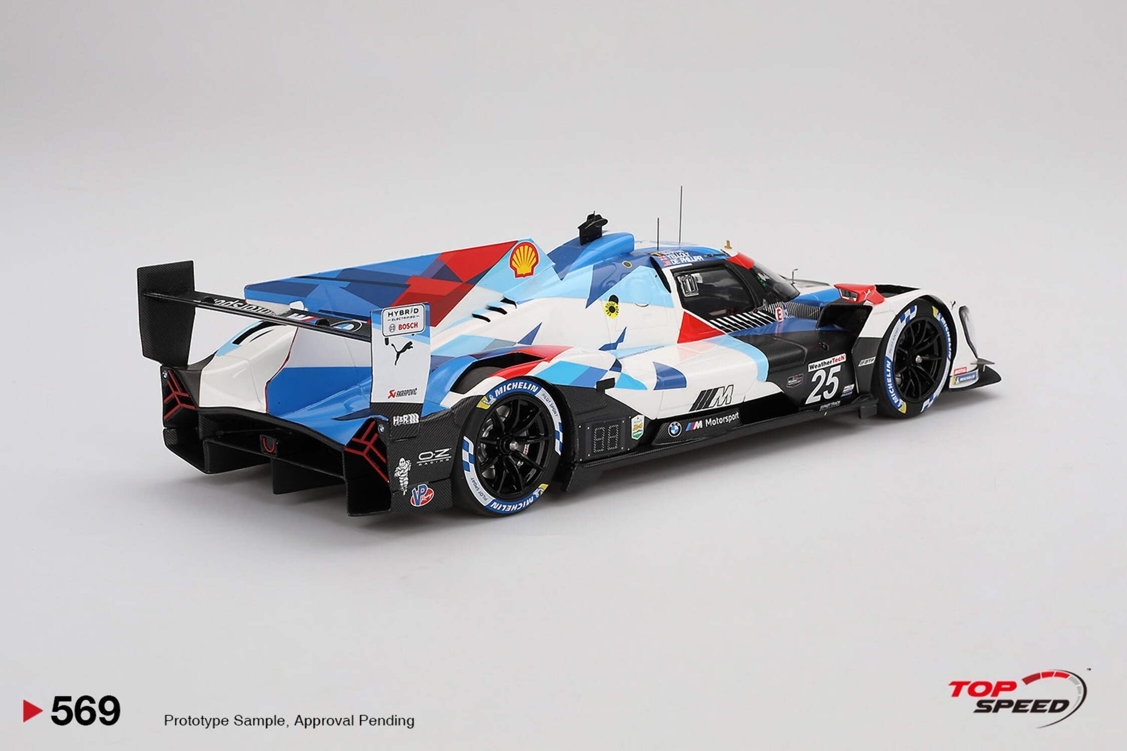 BMW M Hybrid V8 GTP #25 "BMW M Team RLL" "24 Hours of Daytona" (2024) 1/18 Model Car by Top Speed