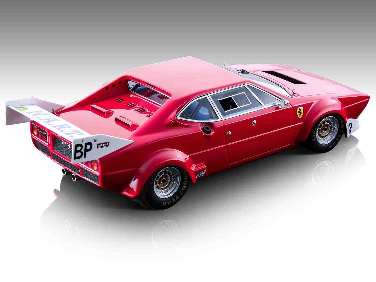 Ferrari 308 GTB4 LM Red "Press Version" (1974) "Mythos Series" Limited Edition to 90 pieces 1/18 Model Car by Tecnomodel