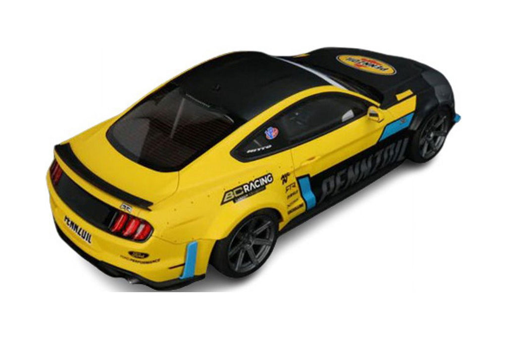 2021 Ford Mustang RTR Spec 5 Widebody, Black/Yellow - GT Spirit US056 - 1/18 scale Resin Car