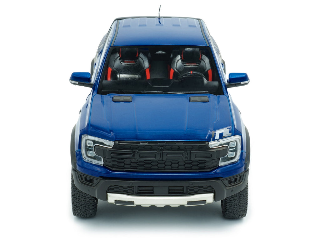 2024 Ford Ranger Raptor Pickup Truck Blue Lightning Metallic 1/18 Diecast Model Car by Solido