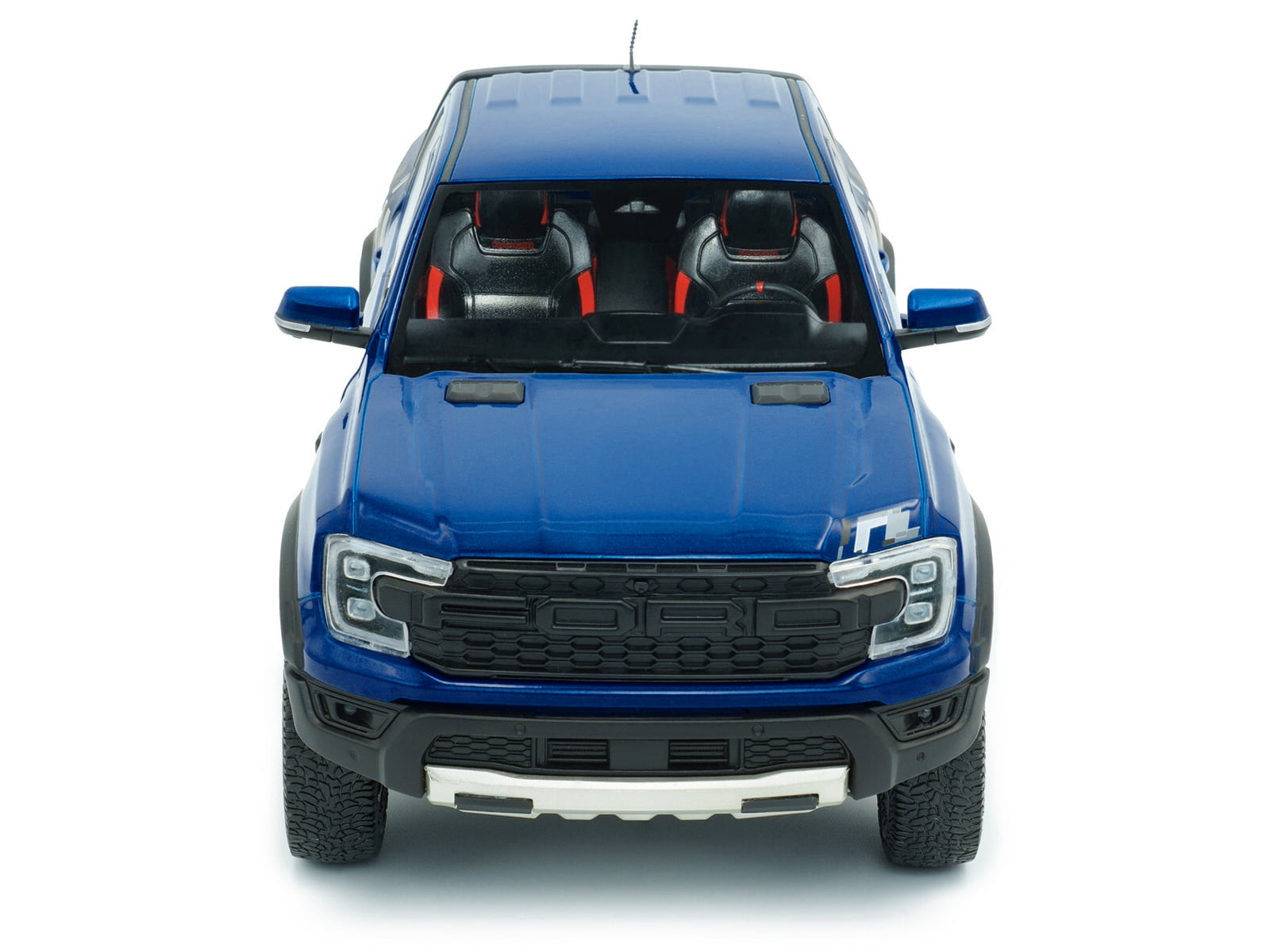 2024 Ford Ranger Raptor Pickup Truck Blue Lightning Metallic 1/18 Diecast Model Car by Solido