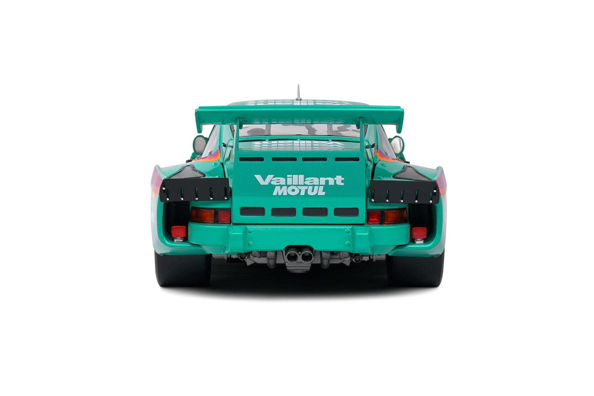 Porsche 935 K3 #51 "Kremer - Vaillant" Green with Stripes and Graphics "Competition" Series 1/18 Diecast Model Car by Solido