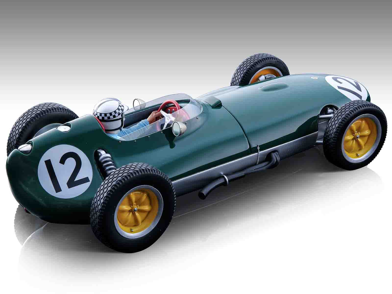 Lotus 16 #12 Innes Ireland "F1 Dutch GP" (1959) with Driver Figure Limited Edition to 70 pieces 1/18 Model Car by Tecnomodel
