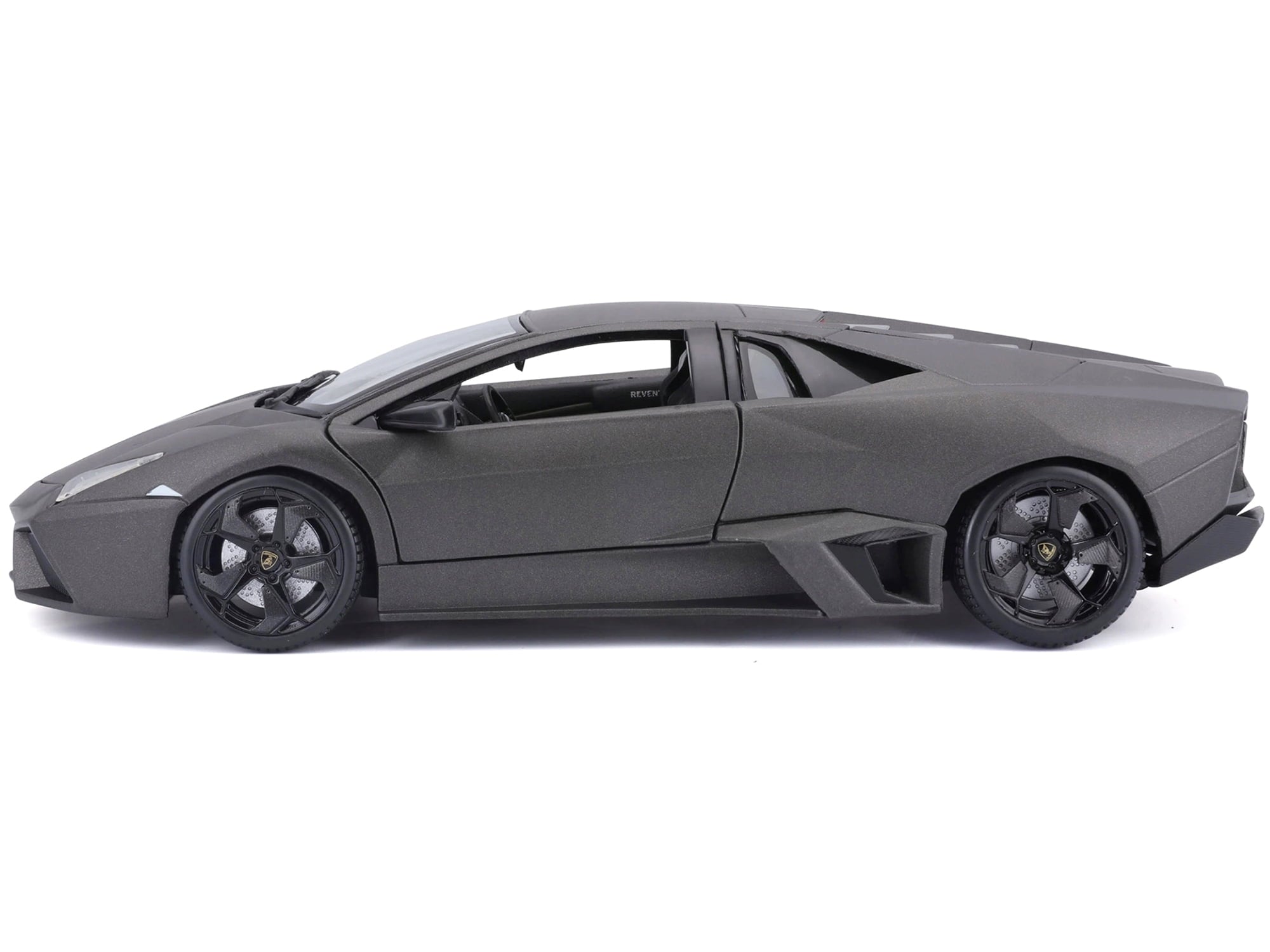 Lamborghini Reventon Dark Matt Gray 1/18 Diecast Model Car by Bburago