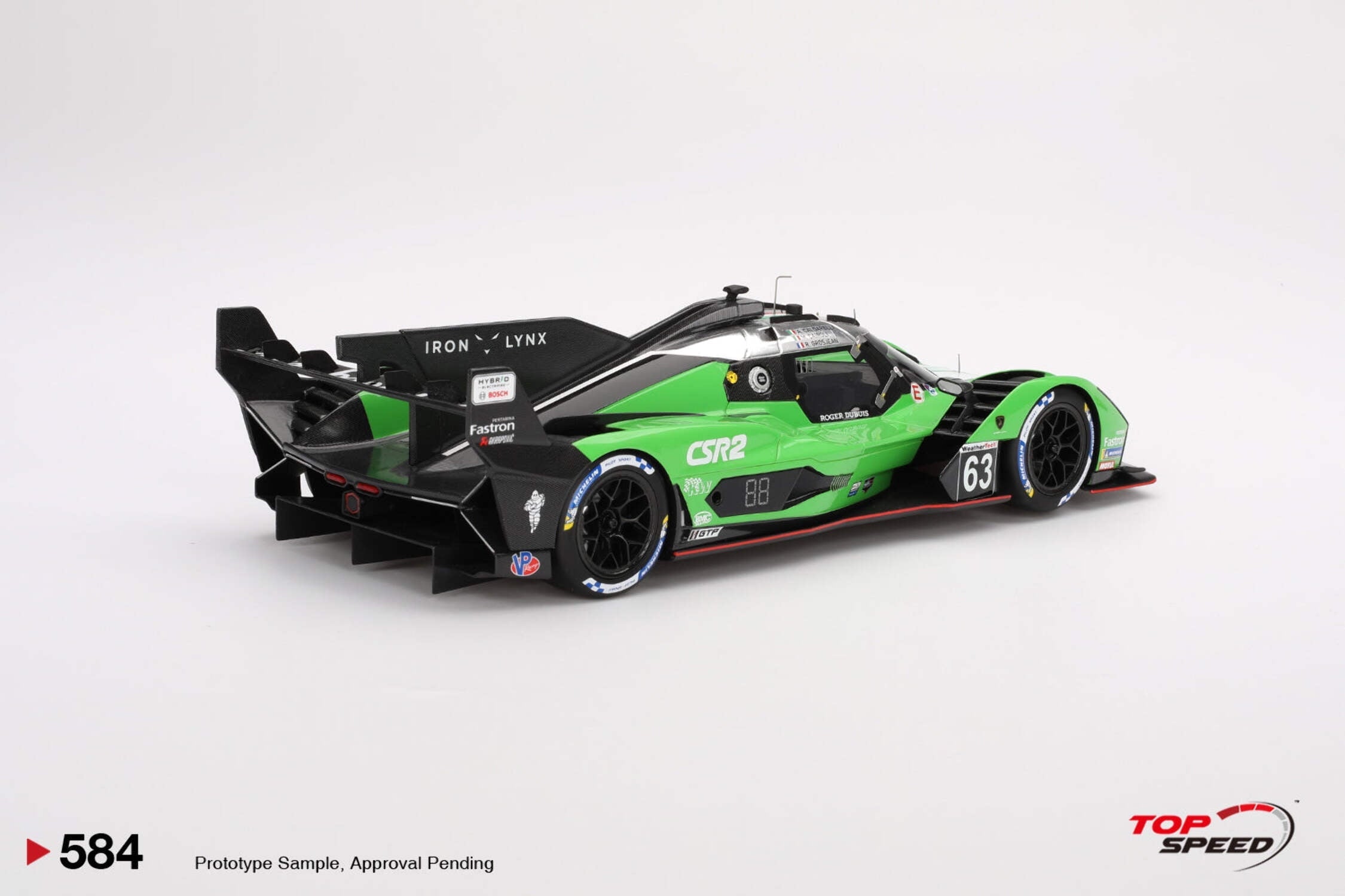 Lamborghini SC63 #63 "Iron Lynx" IMSA "12 Hours of Sebring" (2024) 1/18 Model Car by Top Speed