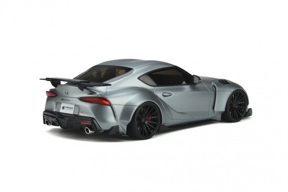 2019 Toyota Supra GR, Phantom Matte Gray - GT Spirit GT343 - 1/18 scale Resin Model Toy Car