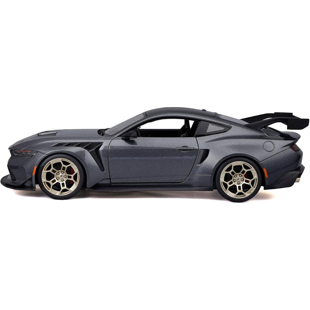 2025 Ford Mustang GTD Dark Gray Metallic with Black Top "Special Edition" Series 1/18 Diecast Model Car by Maisto