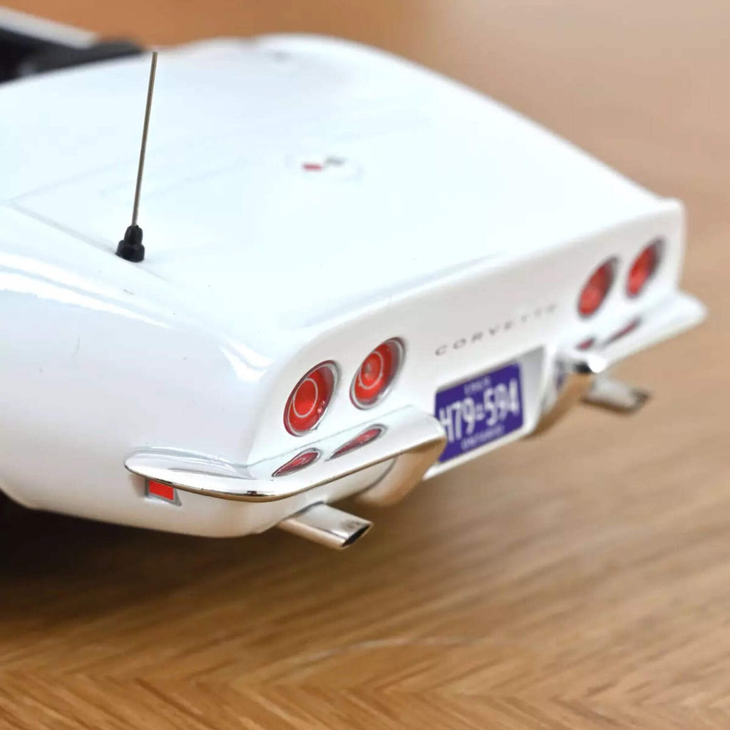 1969 Chevrolet Corvette Convertible Can Am White 1/18 Diecast Model Car by Norev
