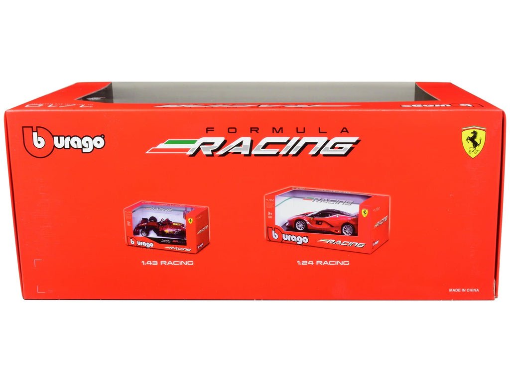 Ferrari SF-23 #55 Carlos Sainz Formula One World Championship (2023) "Formula Racing" Series 1/18 Diecast Model Car by Bburago