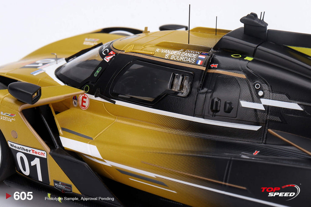 Cadillac V-Series.R #01 "Cadillac Racing" 2nd Place "12 Hours of Sebring" (2024) 1/18 Model Car by Top Speed