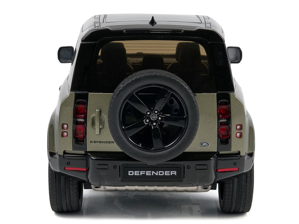 2021 Land Rover Defender 90 P400 X-Dynamic HSE Pangea Green Metallic 1/18 Model Car by GT Spirit