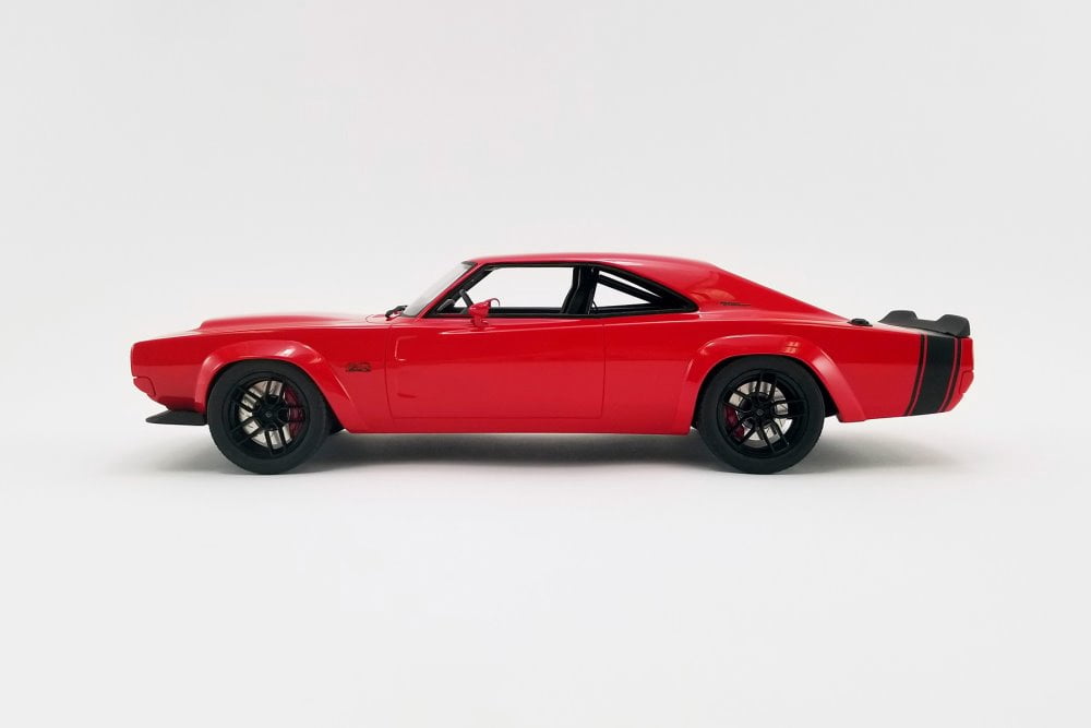 1968 Dodge Super Charger Concept, Red - GT Spirit US036 - 1/18 scale Resin Model Toy Car