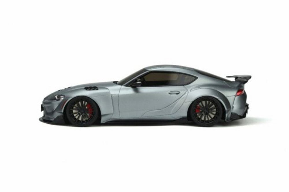 2019 Toyota Supra GR, Phantom Matte Gray - GT Spirit GT343 - 1/18 scale Resin Model Toy Car