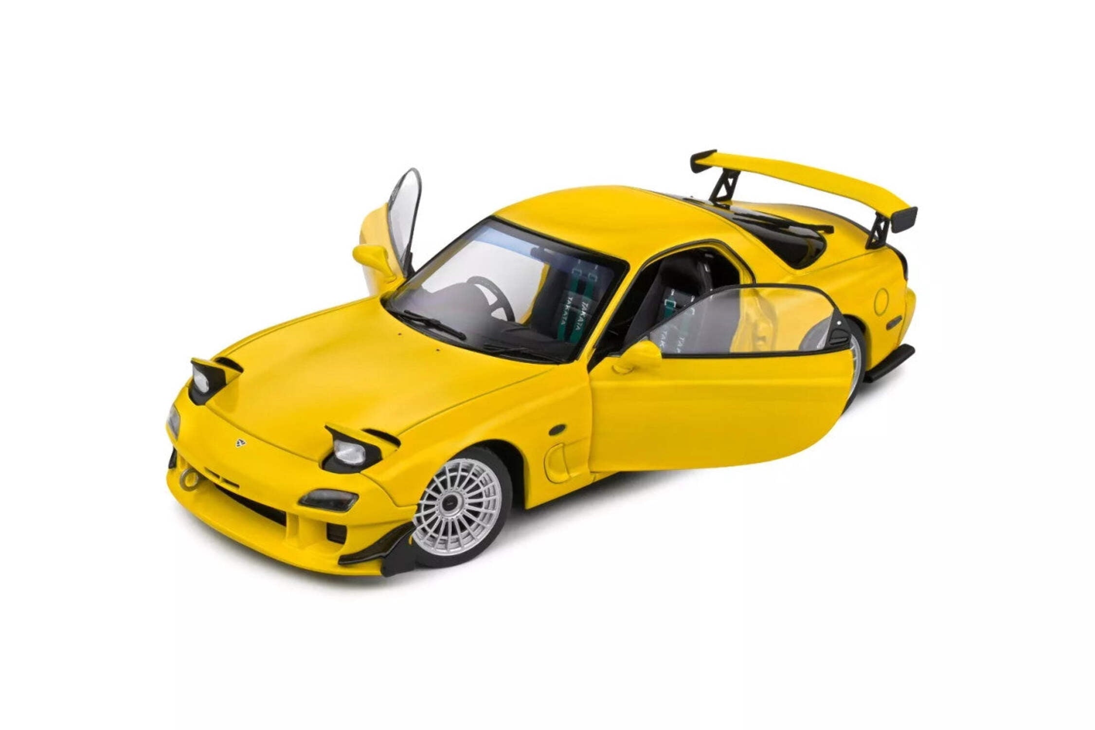 1994 Mazda RX7 Type RS (FD3RS) RHD (Right Hand Drive) Yellow 1/18 Diecast Model Car by Solido