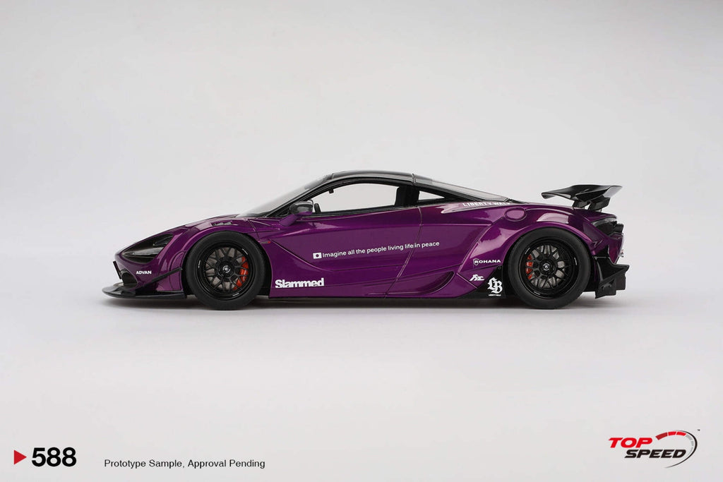 Topspeed Mclaren 720S LB-Works Purple Metallic 1:18