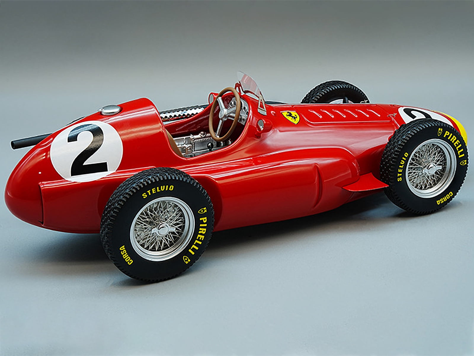Ferrari F1 555 Super Squalo #2 F1 "Dutch GP" (1955) Limited Edition to 145 pieces "Mythos Series" 1/18 Model Car by Tecnomodel