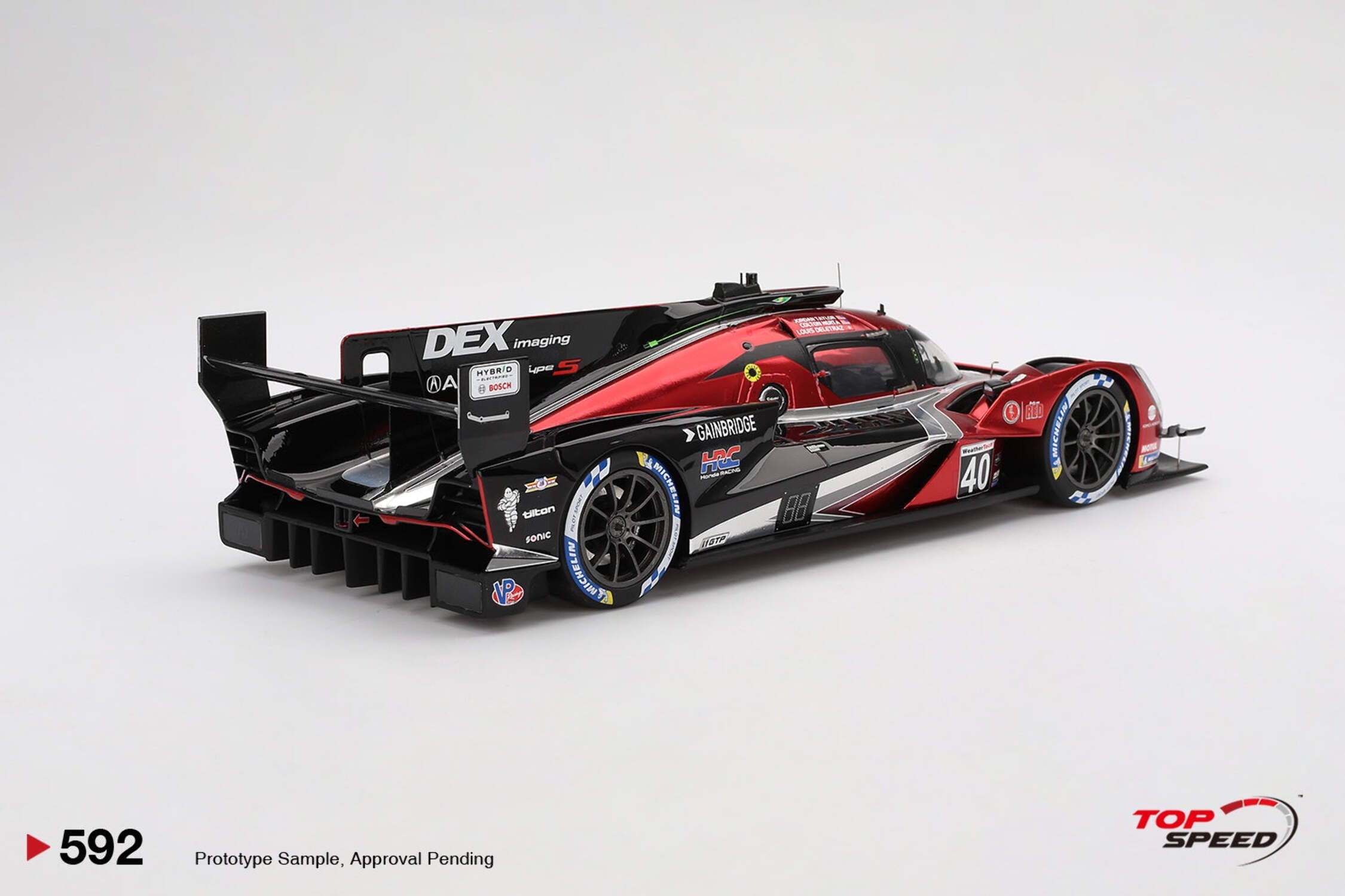 Acura ARX-06 GTP #40 "Wayne Taylor Racing with Andretti" Winner "12 Hours of Sebring" (2024) 1/18 Model Car by Top Speed