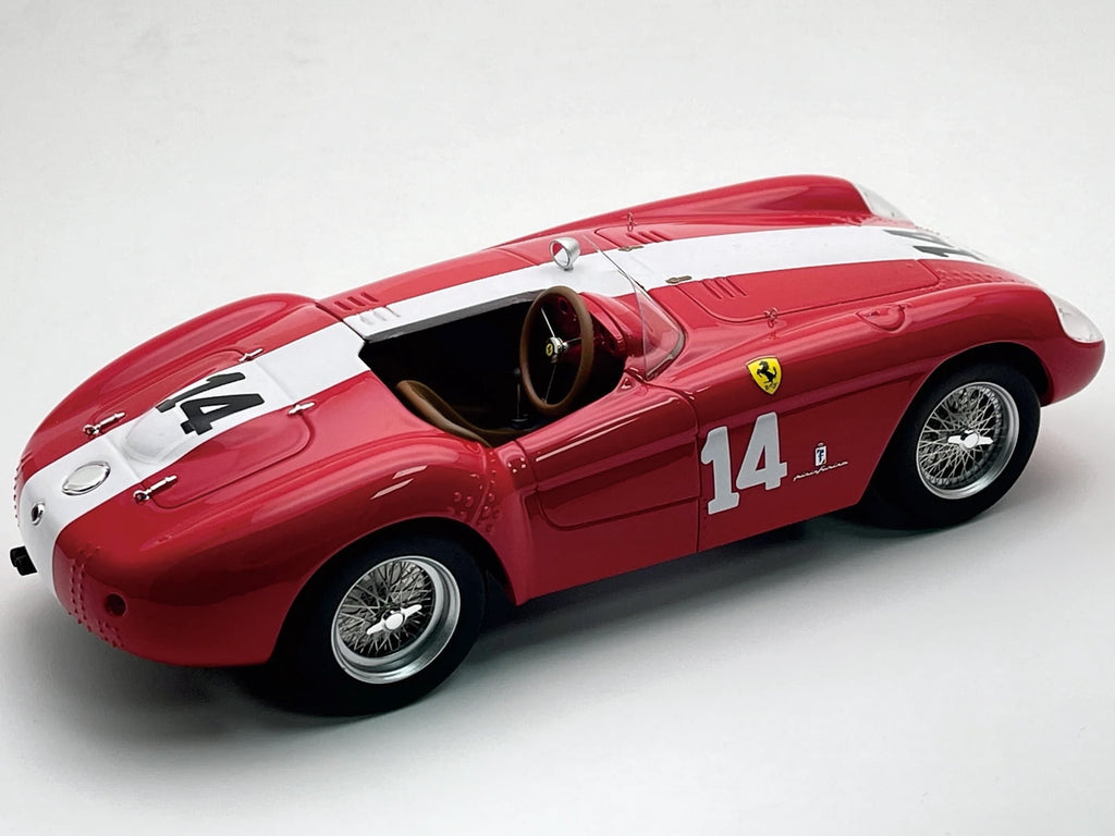 Ferrari 500/735 Sport #14 Winner "GP Supercortemaggiore Monza" (1954) w/Display Case Ltd Ed 1/18 Model Car by Tecnomodel.