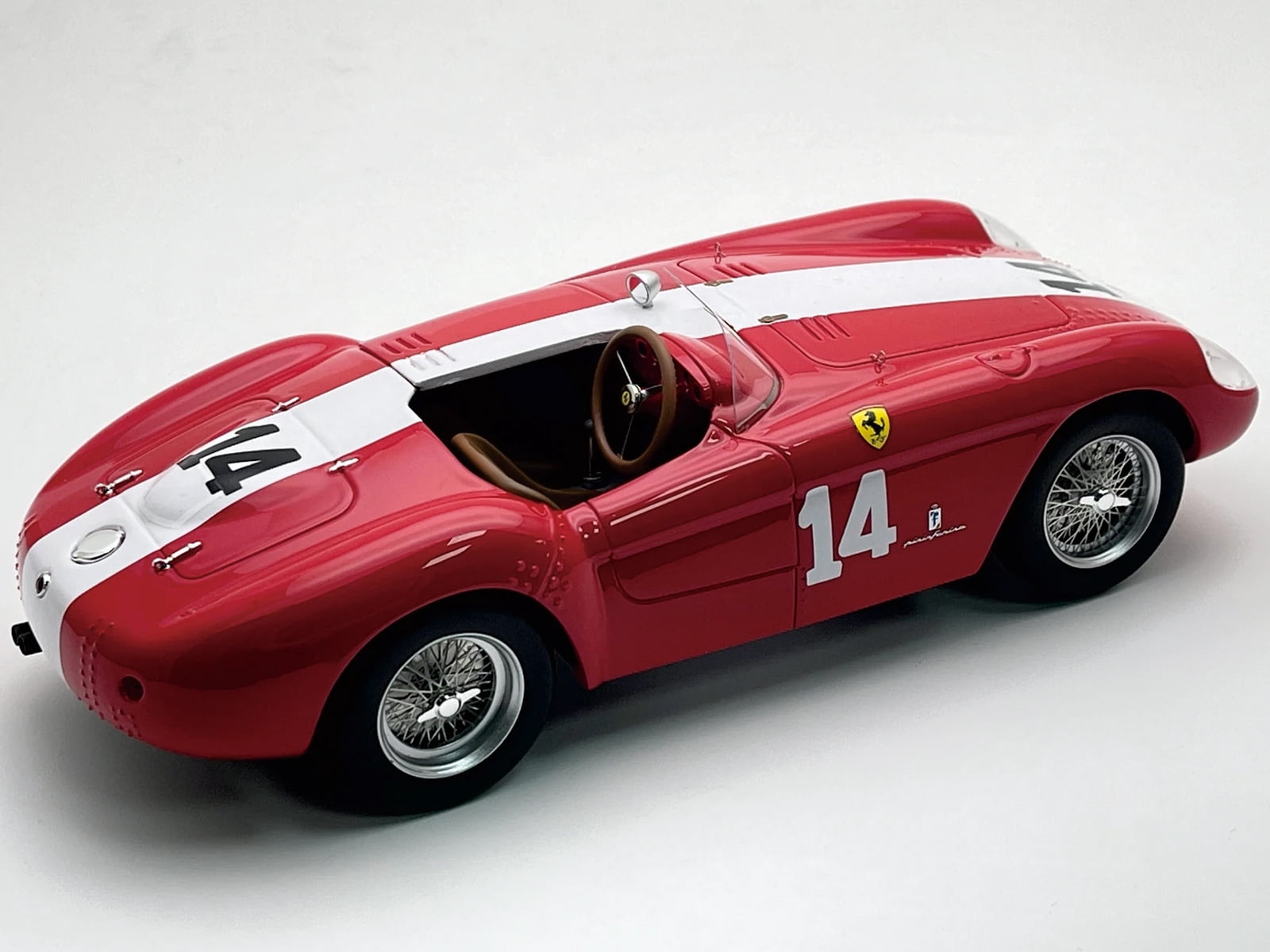 Ferrari 500/735 Sport #14 Winner "GP Supercortemaggiore Monza" (1954) w/Display Case Ltd Ed 1/18 Model Car by Tecnomodel.