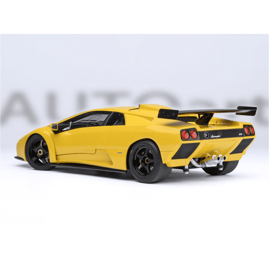 Lamborghini Diablo GTR Superfly Yellow 1/18 Diecast Model Car by Autoart