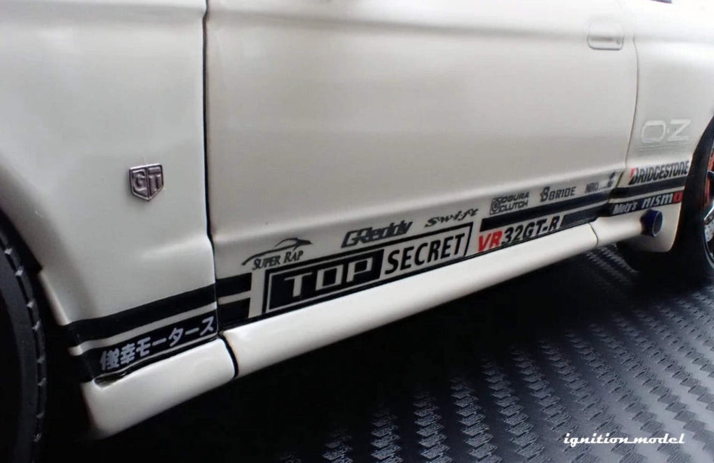 Ignition-Model Nissan Skyline GT-R R32 (VR32) Top Secret RHD White 1:18