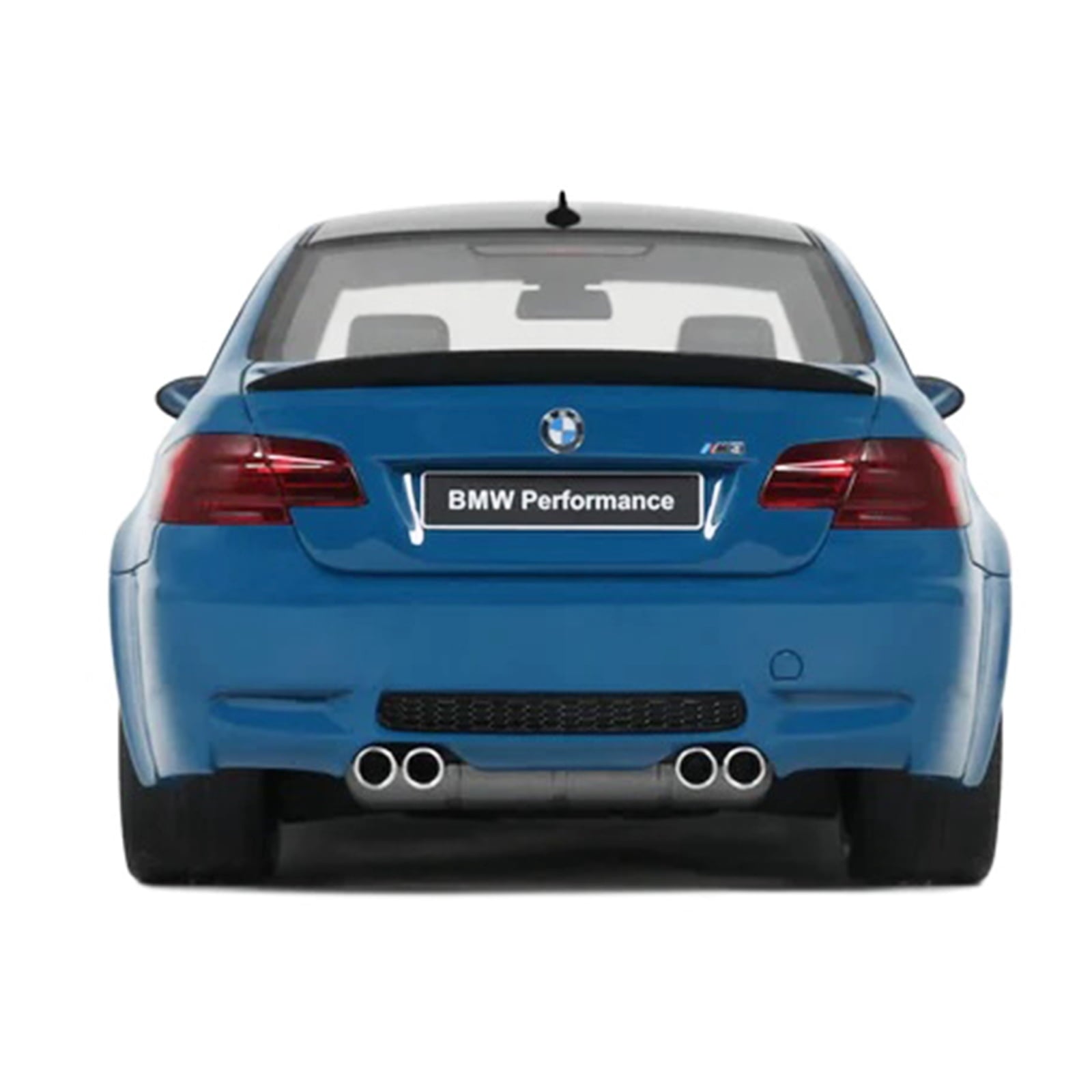 2007 BMW M3 E92 Blue Metallic with Black Top 1/18 Model Car by GT Spirit