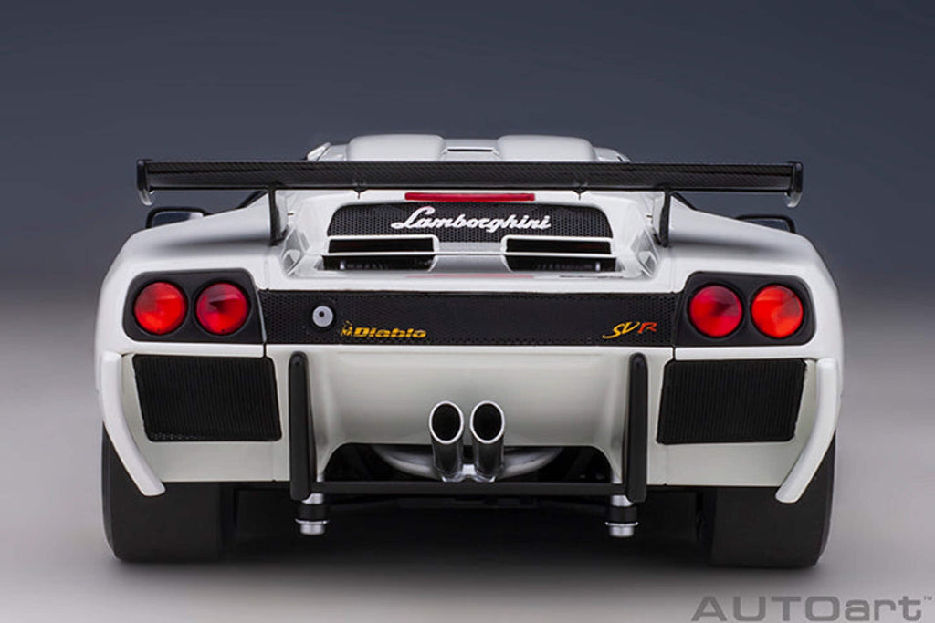 Lamborghini Diablo SV-R Impact White 1/18 Model Car by Autoart