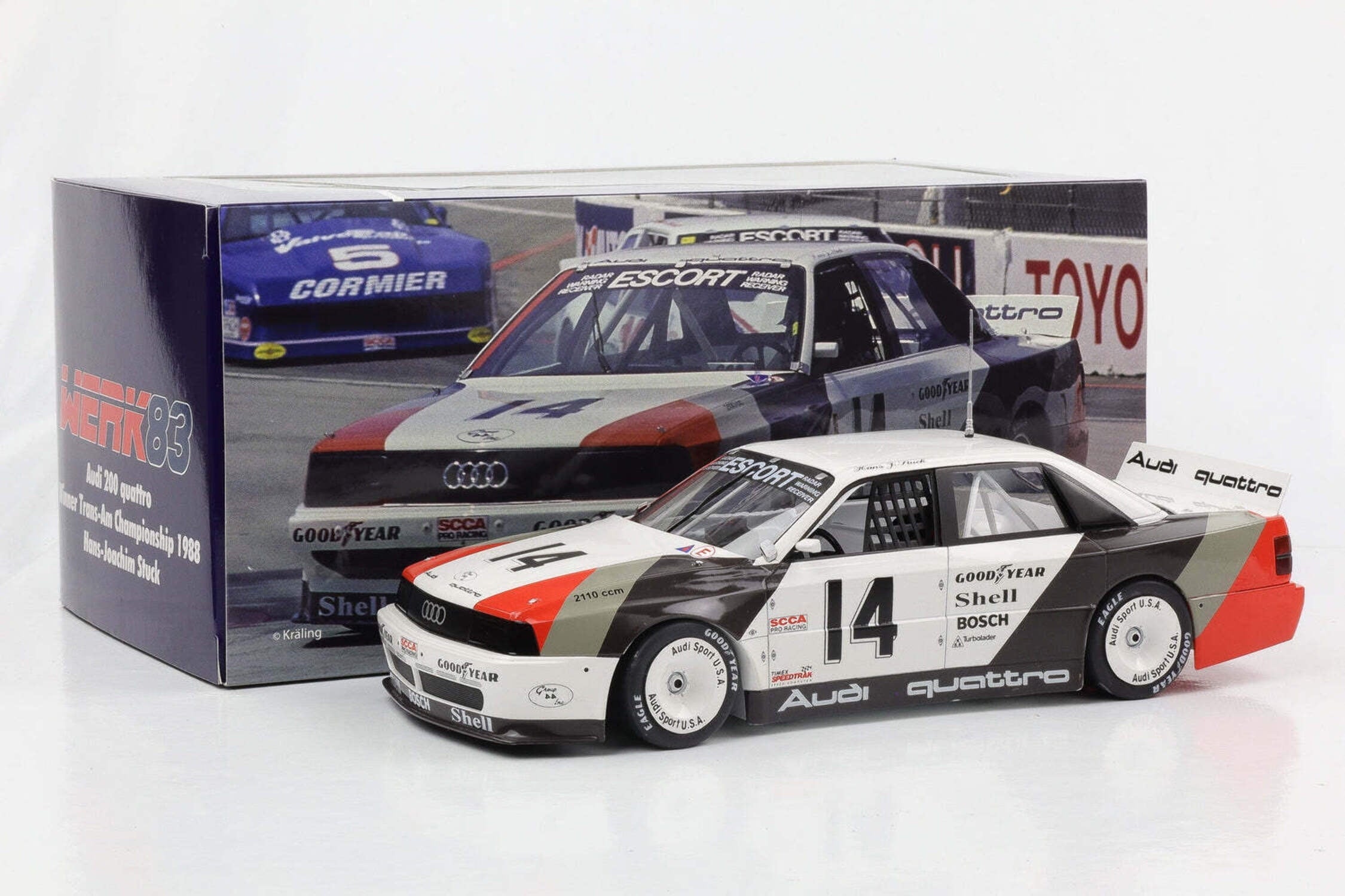 WERK 83 1/18 - AUDI 200 Quattro - Winner Cleveland Trans-Am 1988