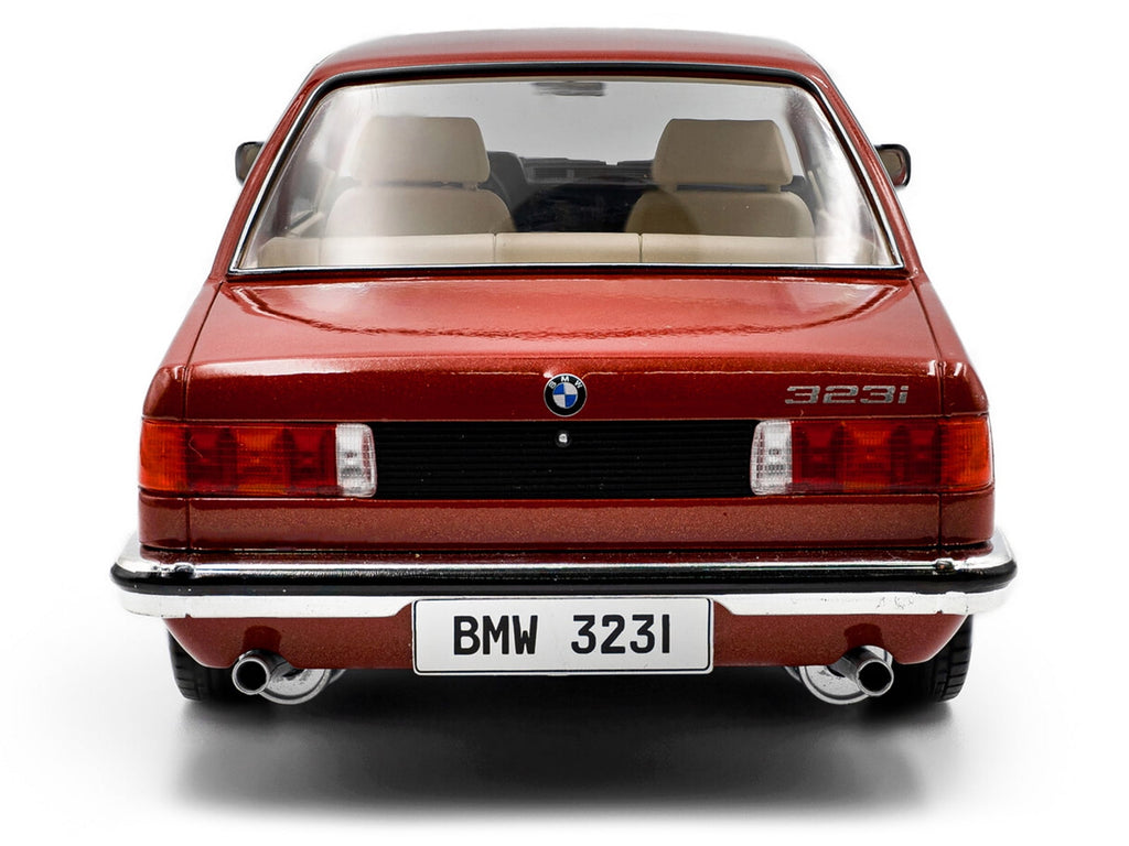 1980 BMW 323i Ruby Red Metallic 1/18 Diecast Model Car by Solido